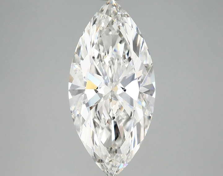 2.98 Carat Marquise Shaped Excellent Cut VVS2 IGI Certified Lab Grown Diamond