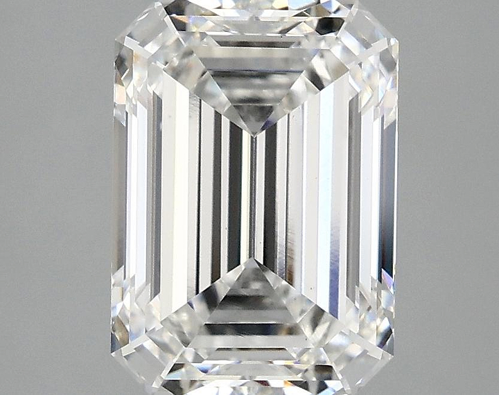 3.09 Carat Emerald Shaped Ideal Cut VS1 IGI Certified Lab Grown Diamond