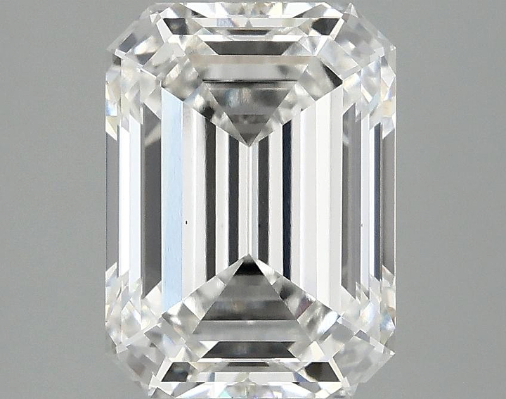 3.09 Carat Emerald Shaped Excellent Cut VS1 IGI Certified Lab Grown Diamond