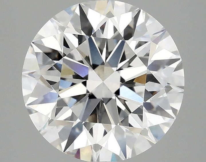 3.09 Carat Round Shaped Excellent Cut VVS2 IGI Certified Lab Grown Diamond