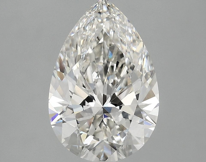2.51 Carat Pear Shaped Excellent Cut VVS2 IGI Certified Lab Grown Diamond