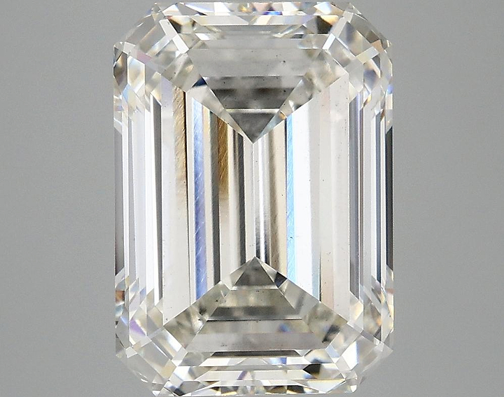 5.01 Carat Emerald Shaped Ideal Cut VS2 IGI Certified Lab Grown Diamond