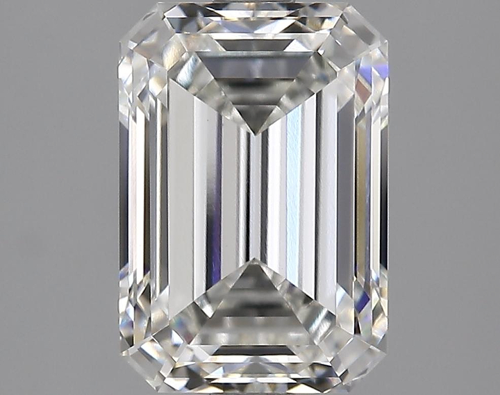 3.1 Carat Emerald Shaped Excellent Cut SI1 IGI Certified Lab Grown Diamond