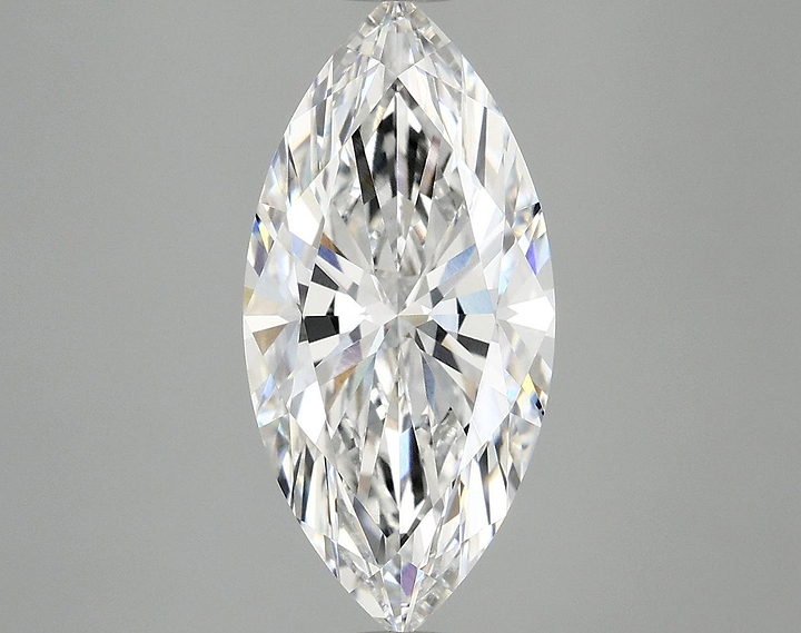 3.03 Carat Marquise Shaped Excellent Cut VVS2 IGI Certified Lab Grown Diamond