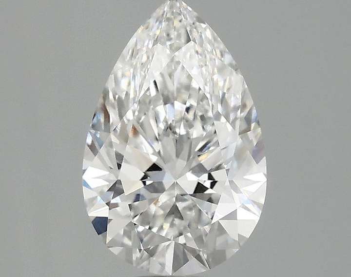 1.52 Carat Pear Shaped Excellent Cut VVS2 IGI Certified Lab Grown Diamond