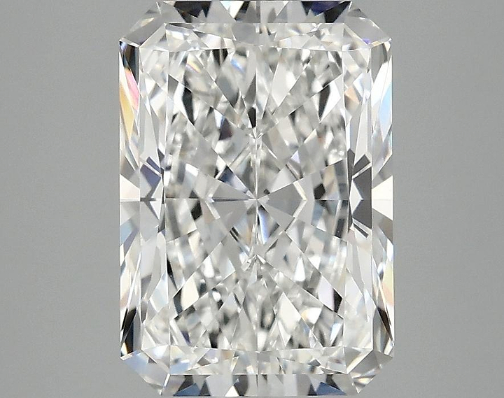 3.07 Carat Radiant Shaped Ideal Cut VVS2 IGI Certified Lab Grown Diamond