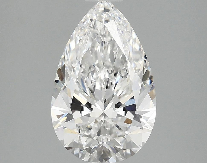 2.06 Carat Pear Shaped Ideal Cut VVS2 IGI Certified Lab Grown Diamond
