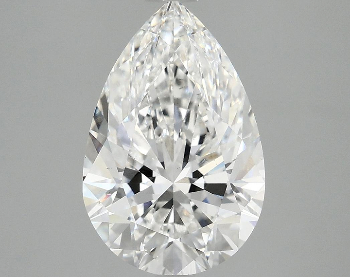 3.09 Carat Pear Shaped Excellent Cut VS2 IGI Certified Lab Grown Diamond
