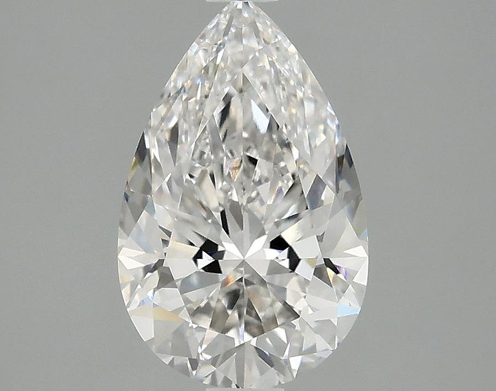 2.03 Carat Pear Shaped Ideal Cut VVS2 IGI Certified Lab Grown Diamond