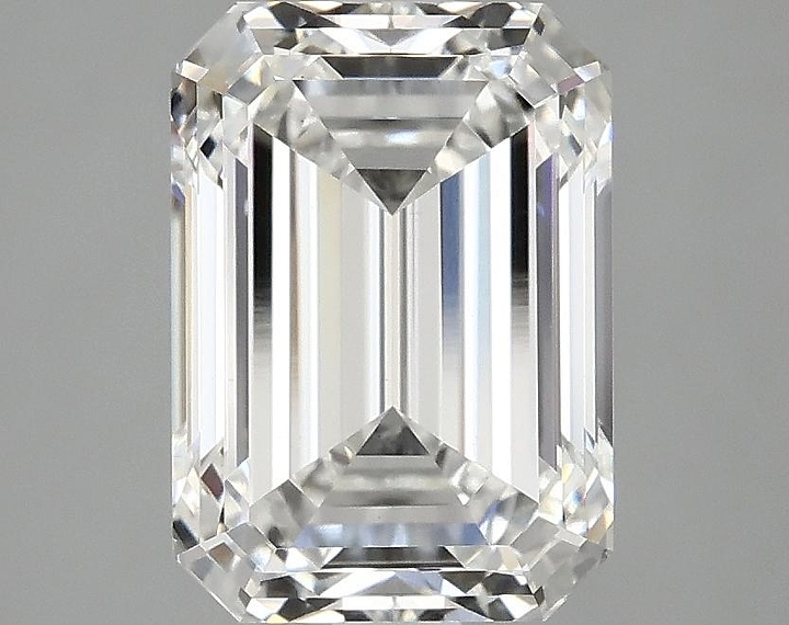 3.09 Carat Emerald Shaped Ideal Cut VS1 IGI Certified Lab Grown Diamond