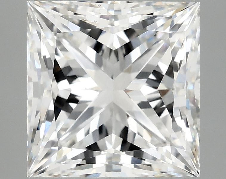 4.03 Carat Princess Shaped Ideal Cut VS1 IGI Certified Lab Grown Diamond