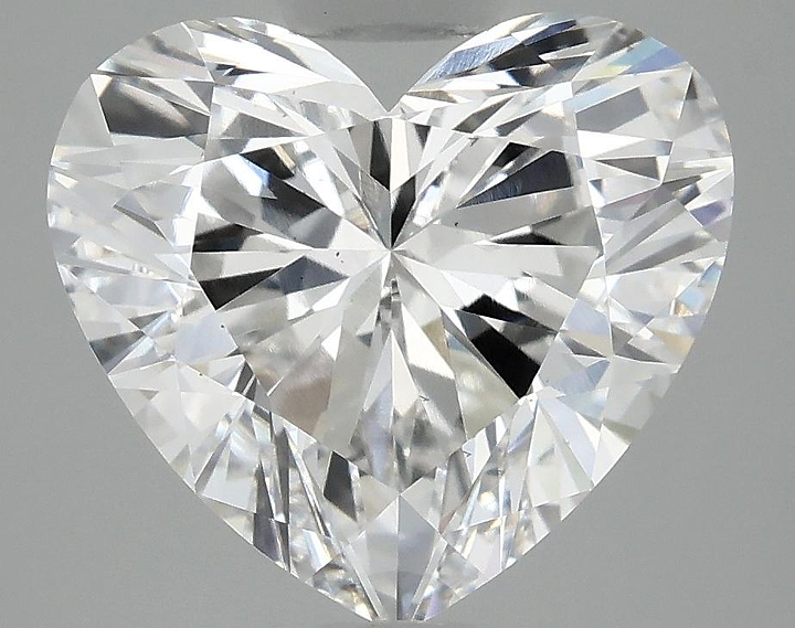3.07 Carat Heart Shaped Ideal Cut VS2 IGI Certified Lab Grown Diamond