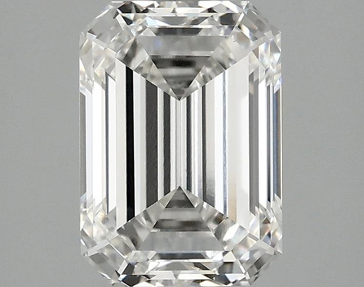 2.1 Carat Emerald Shaped Ideal Cut VVS2 IGI Certified Lab Grown Diamond