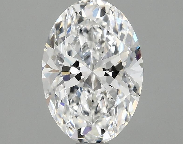 1.58 Carat Oval Shaped Ideal Cut VVS2 IGI Certified Lab Grown Diamond