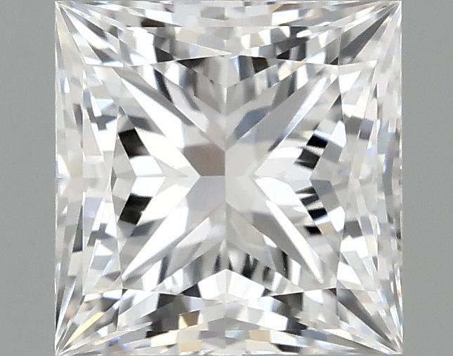 0.98 Carat Princess Shaped Ideal Cut VVS2 IGI Certified Lab Grown Diamond