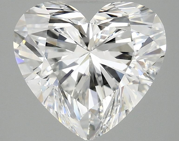 3.09 Carat Heart Shaped Ideal Cut VVS2 IGI Certified Lab Grown Diamond