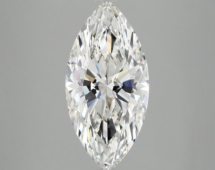 3.09 Carat Marquise Shaped Excellent Cut VVS2 IGI Certified Lab Grown Diamond