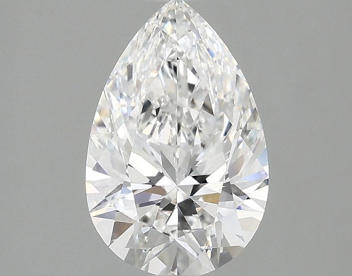 1.44 Carat Pear Shaped Ideal Cut VVS2 IGI Certified Lab Grown Diamond