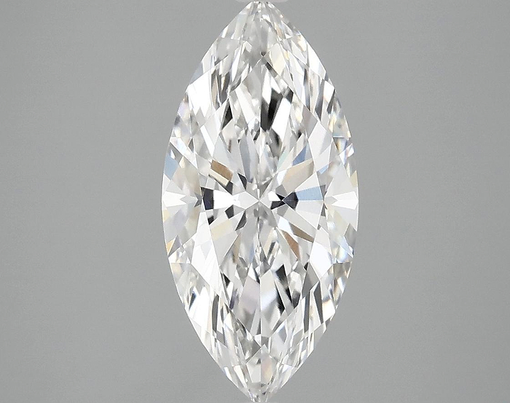 2.05 Carat Marquise Shaped Excellent Cut VVS2 IGI Certified Lab Grown Diamond