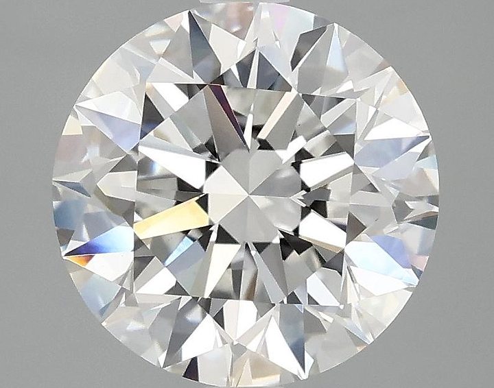 3.09 Carat Round Shaped Ideal Cut VVS2 IGI Certified Lab Grown Diamond