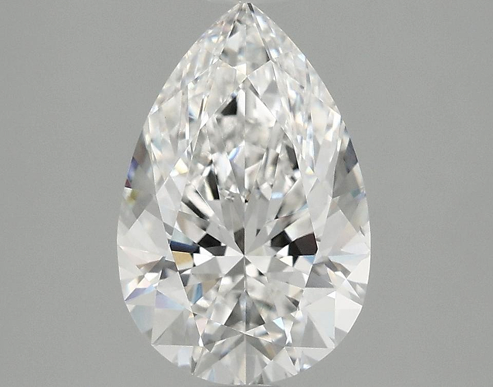 2.08 Carat Pear Shaped Excellent Cut VS2 IGI Certified Lab Grown Diamond