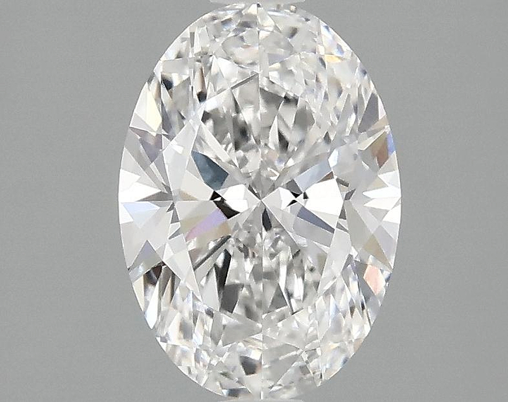 1.5 Carat Oval Shaped Ideal Cut VVS2 IGI Certified Lab Grown Diamond