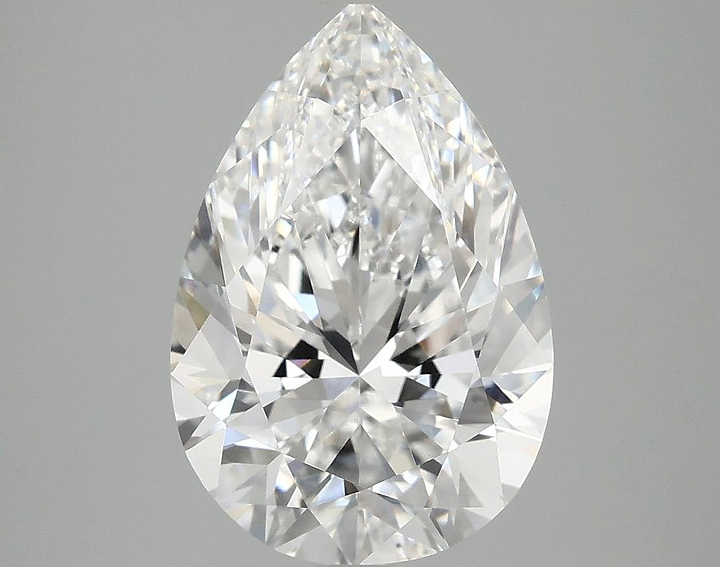 4.0 Carat Pear Shaped Excellent Cut VVS2 IGI Certified Lab Grown Diamond