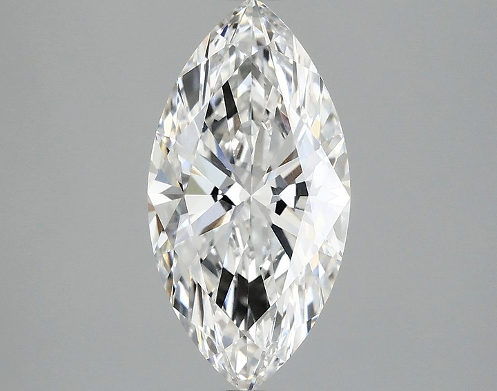 2.07 Carat Marquise Shaped Ideal Cut VVS2 IGI Certified Lab Grown Diamond