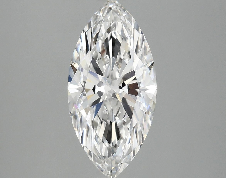 2.11 Carat Marquise Shaped Excellent Cut VVS2 IGI Certified Lab Grown Diamond