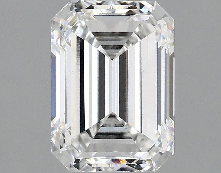 2.0 Carat Emerald Shaped Ideal Cut VS1 IGI Certified Lab Grown Diamond