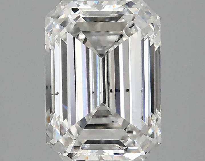 2.51 Carat Emerald Shaped Excellent Cut SI1 IGI Certified Lab Grown Diamond