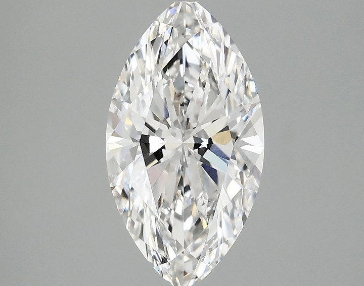 2.04 Carat Marquise Shaped Excellent Cut VVS2 IGI Certified Lab Grown Diamond