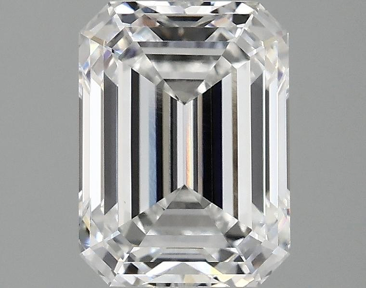 2.5 Carat Emerald Shaped Excellent Cut VS1 IGI Certified Lab Grown Diamond