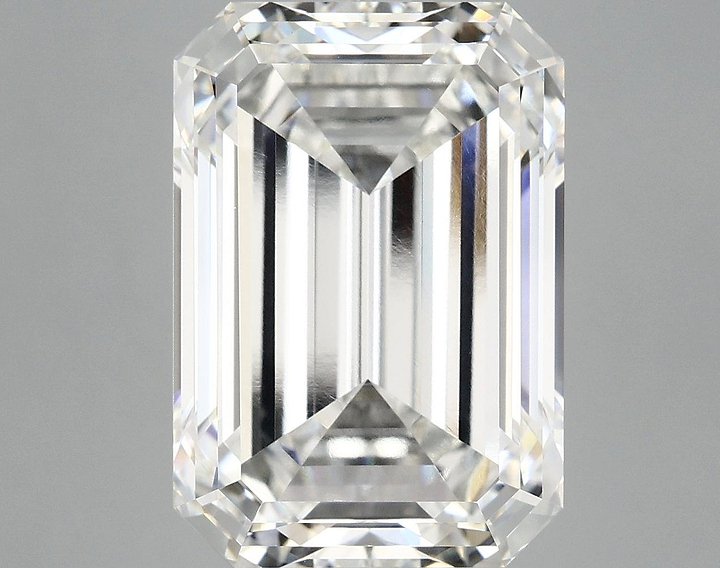 10.46 Carat Emerald Shaped Ideal Cut VVS2 IGI Certified Lab Grown Diamond