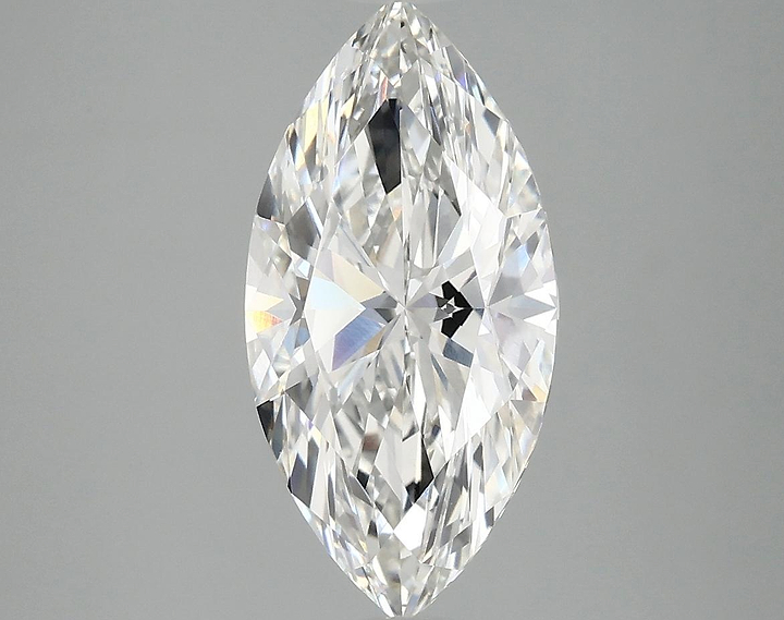 2.51 Carat Marquise Shaped Ideal Cut VVS2 IGI Certified Lab Grown Diamond