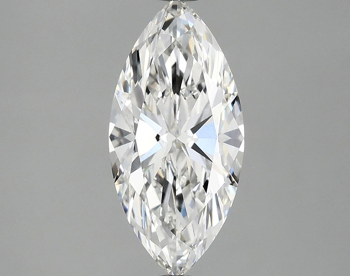 1.98 Carat Marquise Shaped Excellent Cut VVS2 IGI Certified Lab Grown Diamond