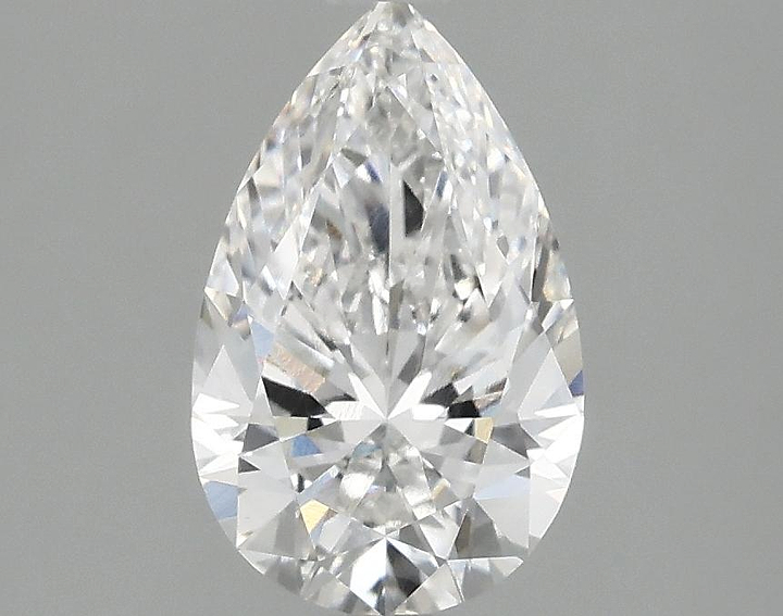 1.55 Carat Pear Shaped Ideal Cut VVS2 IGI Certified Lab Grown Diamond