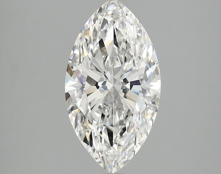 2.02 Carat Marquise Shaped Excellent Cut VVS2 IGI Certified Lab Grown Diamond