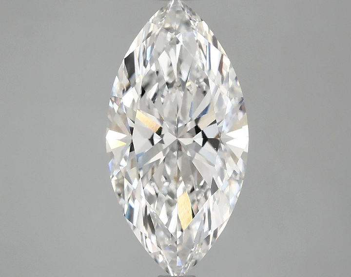 3.09 Carat Marquise Shaped Ideal Cut VVS2 IGI Certified Lab Grown Diamond