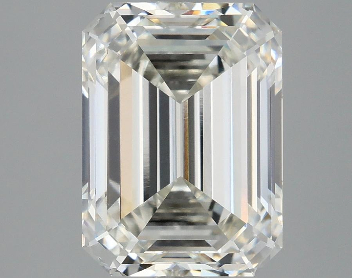 3.11 Carat Emerald Shaped Excellent Cut VVS2 IGI Certified Lab Grown Diamond