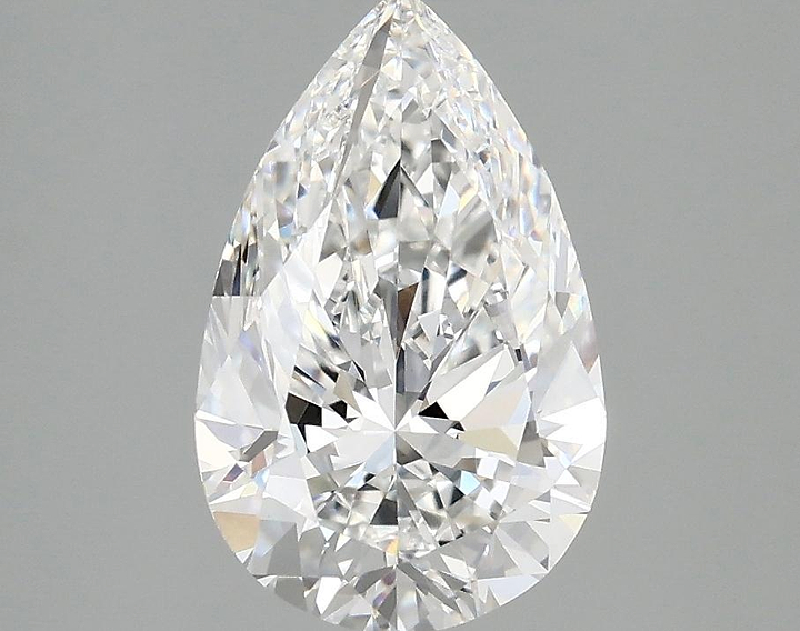 2.0 Carat Pear Shaped Ideal Cut VVS2 IGI Certified Lab Grown Diamond