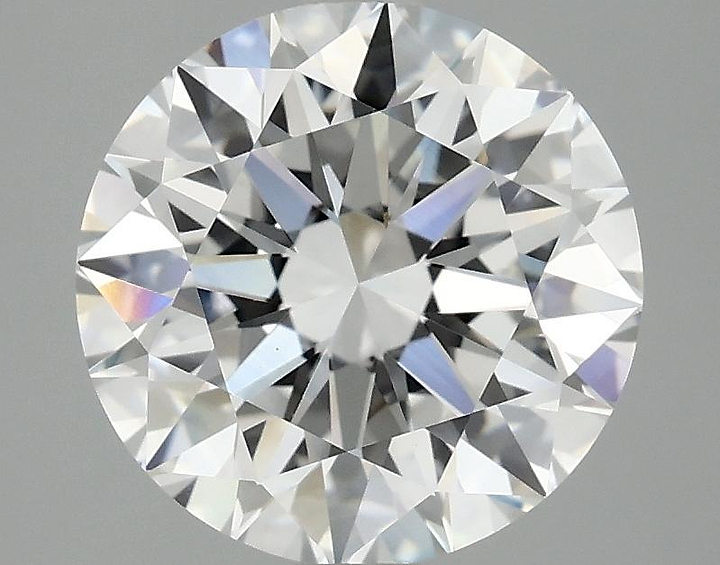 3.09 Carat Round Shaped Ideal Cut VVS2 IGI Certified Lab Grown Diamond