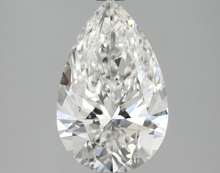 2.06 Carat Pear Shaped Ideal Cut VVS2 IGI Certified Lab Grown Diamond