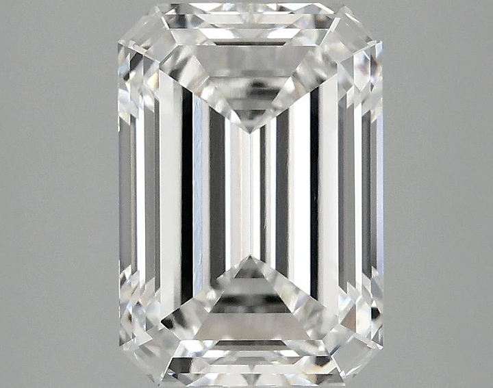3.0 Carat Emerald Shaped Ideal Cut VVS2 IGI Certified Lab Grown Diamond