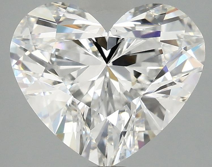 2.97 Carat Heart Shaped Excellent Cut VVS2 IGI Certified Lab Grown Diamond