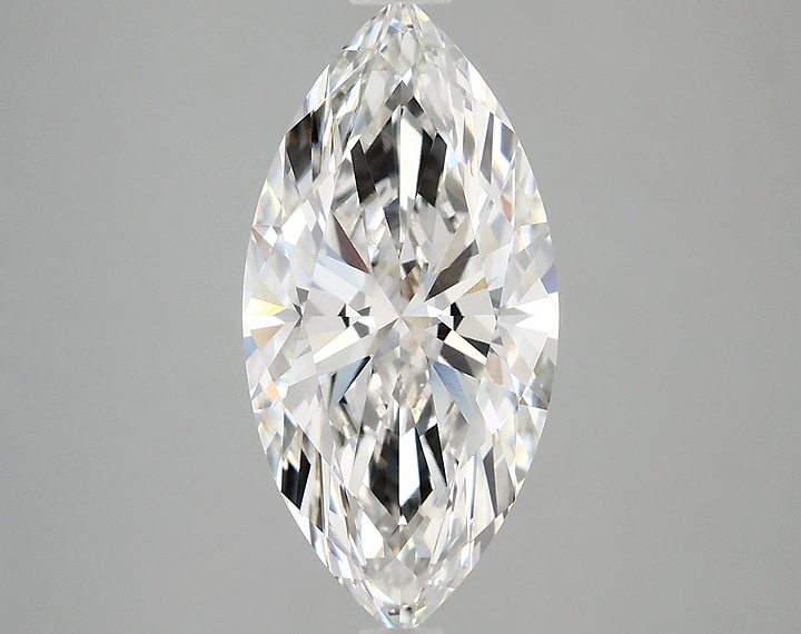 3.01 Carat Marquise Shaped Ideal Cut VVS2 IGI Certified Lab Grown Diamond