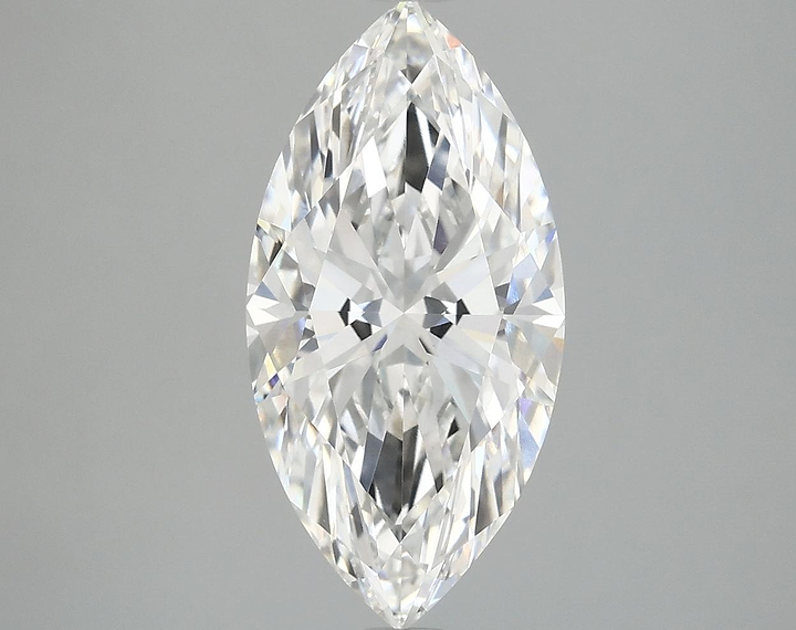 3.09 Carat Marquise Shaped Ideal Cut VVS2 IGI Certified Lab Grown Diamond