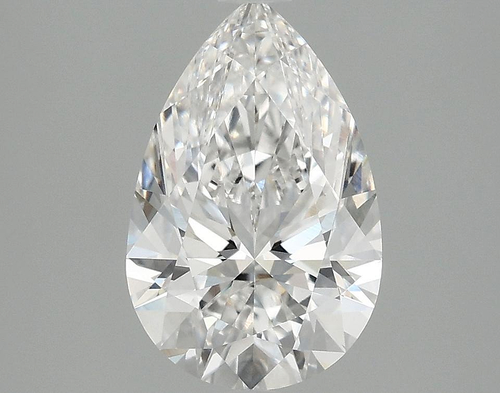 2.09 Carat Pear Shaped Ideal Cut VVS2 IGI Certified Lab Grown Diamond