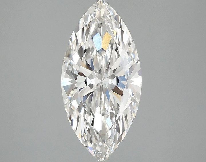 2.02 Carat Marquise Shaped Excellent Cut VVS2 IGI Certified Lab Grown Diamond