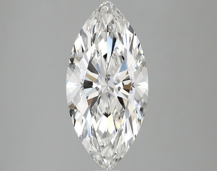 1.98 Carat Marquise Shaped Excellent Cut VVS2 IGI Certified Lab Grown Diamond